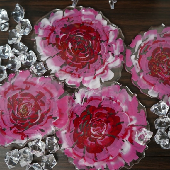 Rose Coasters - Picture 6 of 9